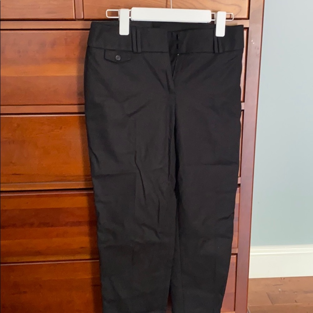 Loft black cropped pants